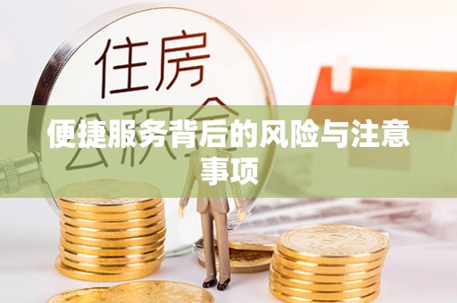 城西便捷服务背后的风险与注意事项